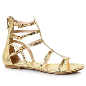 015-ATHENA  Gladiator Flat Sandal.