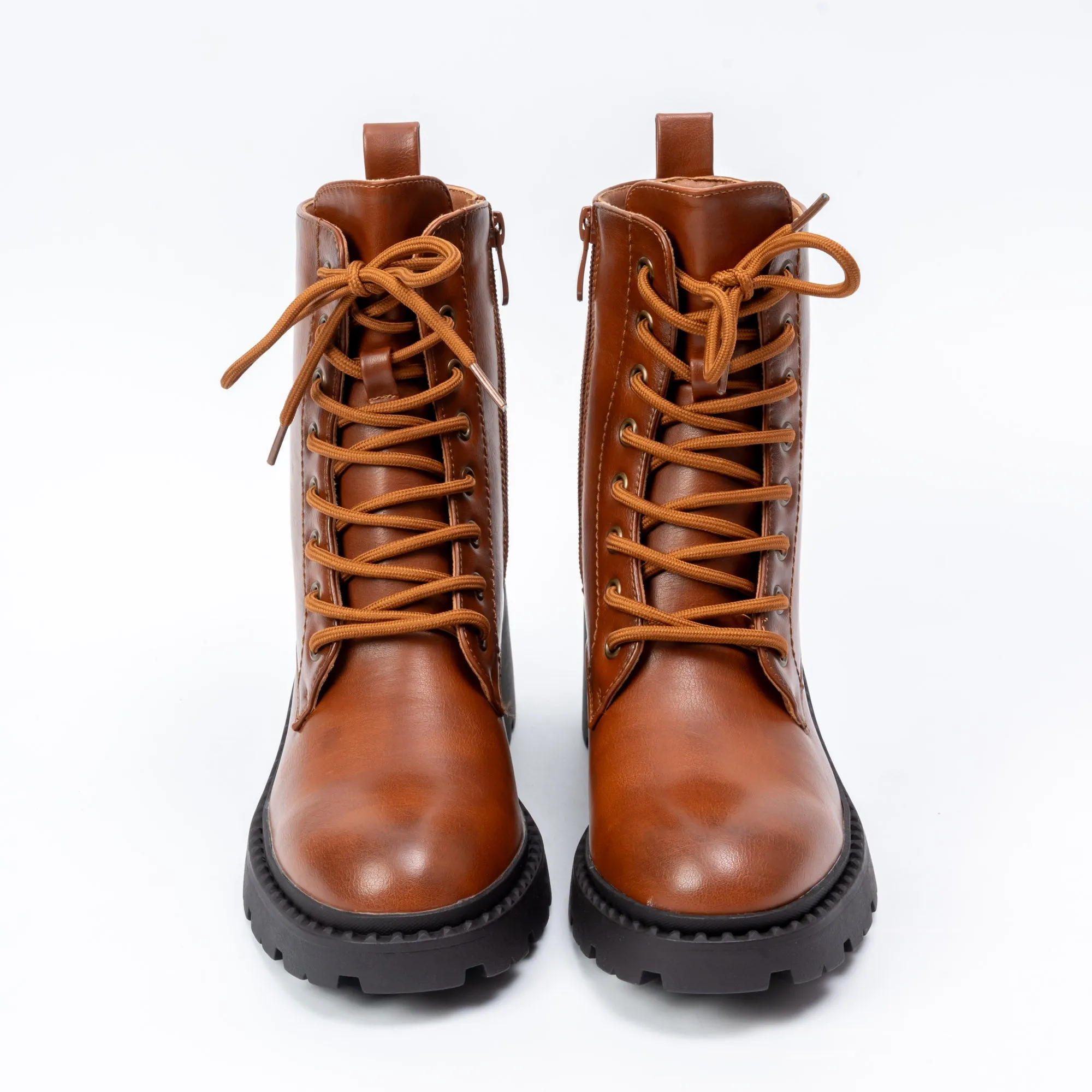 Always Ready - Camel Lace Boots