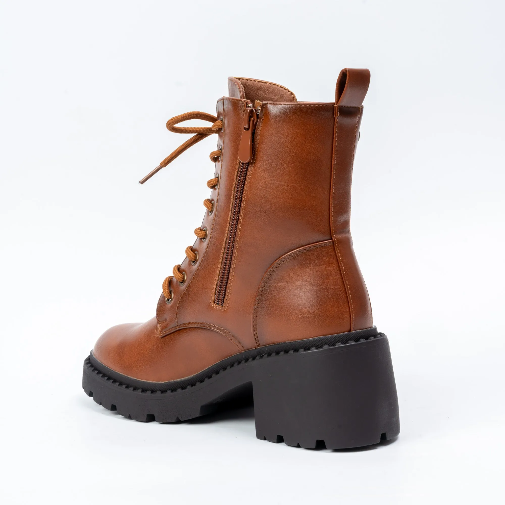 Always Ready - Camel Lace Boots