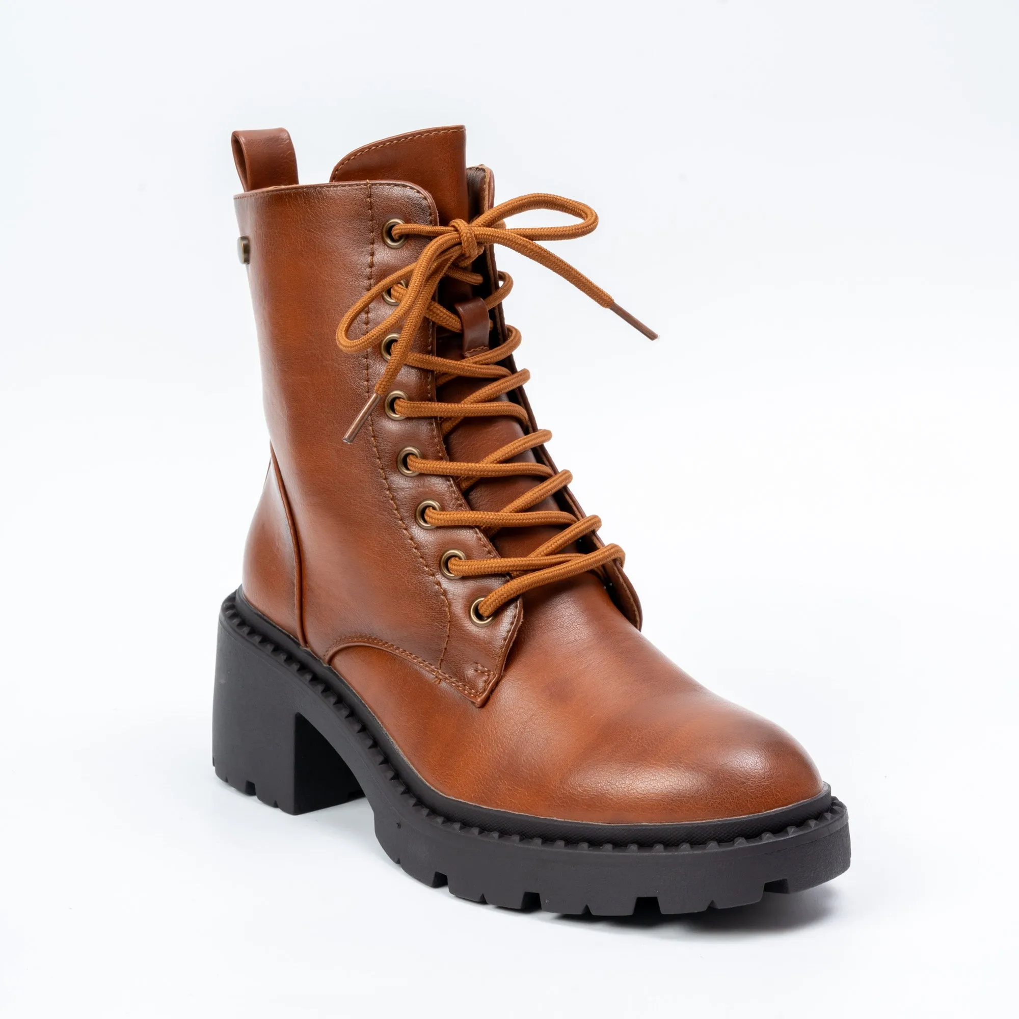 Always Ready - Camel Lace Boots