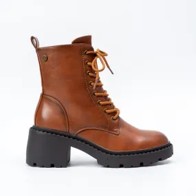 Always Ready - Camel Lace Boots