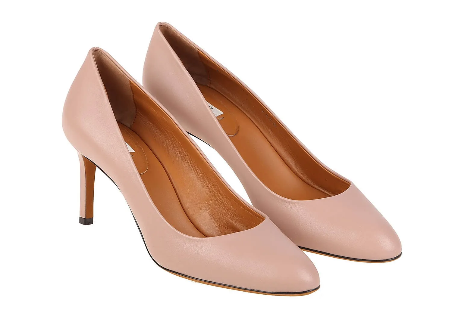 Bally Edita 6210551 Women's Nude Leather Pumps US 9.5 MSRP $475