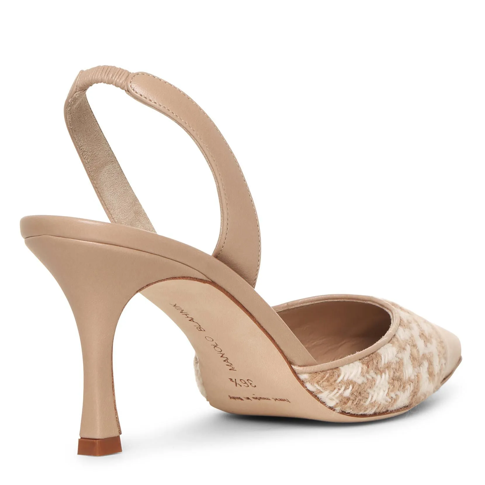 Carolyne woven slingback pumps