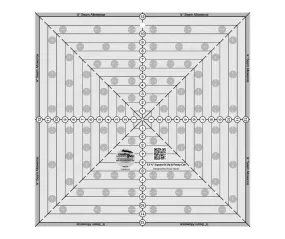 Creative Grids 12-1/2" Square It Up & Fussy Cut Quilt Ruler