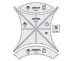 Creative Grids Double Wedding Ring Templates Quilt Ruler