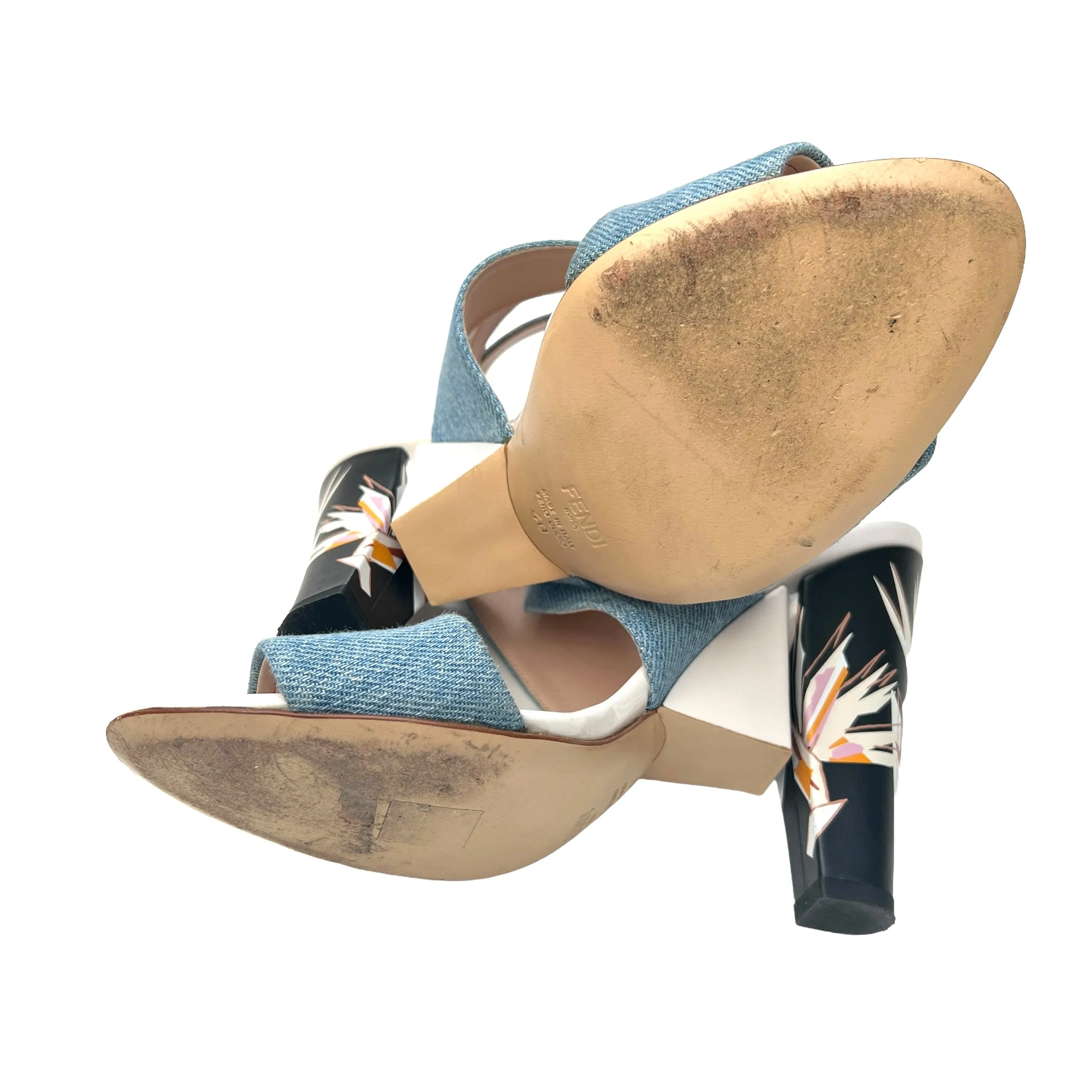 Denim Heels - 10