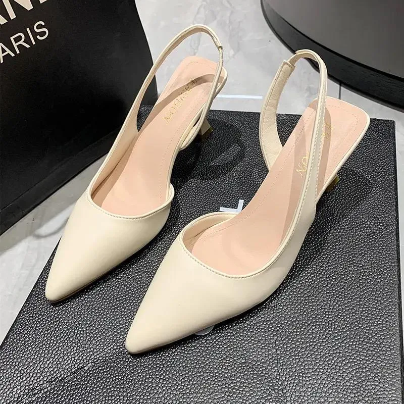 Empty Thin Heel Women Sandals - 28522