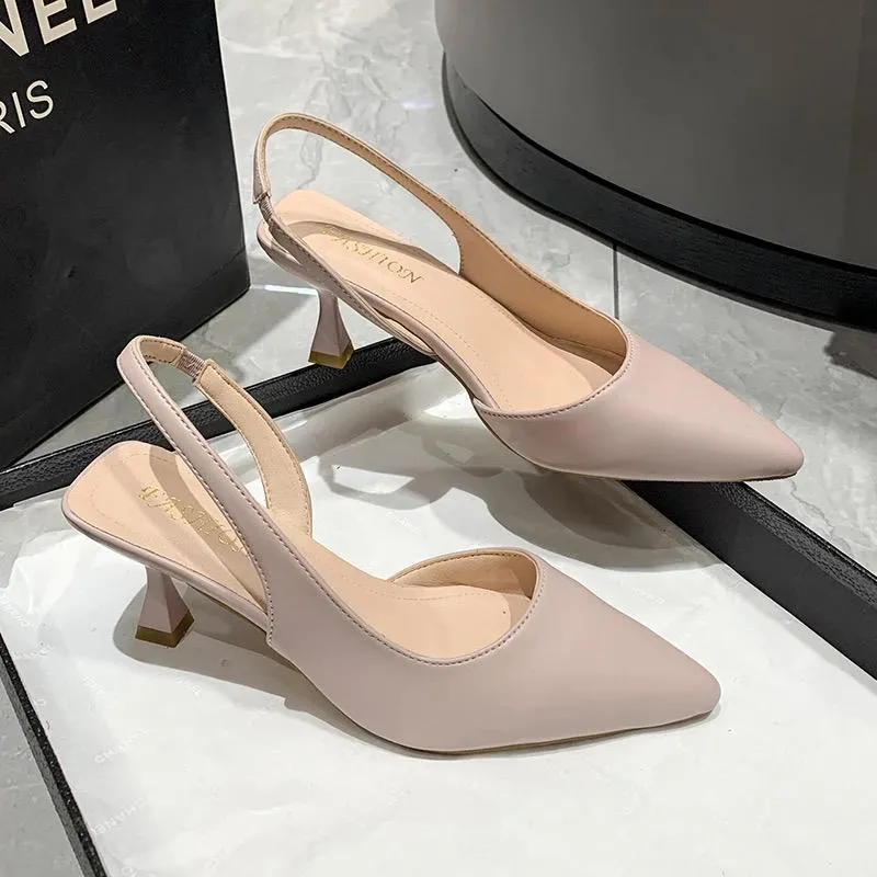 Empty Thin Heel Women Sandals - 28522