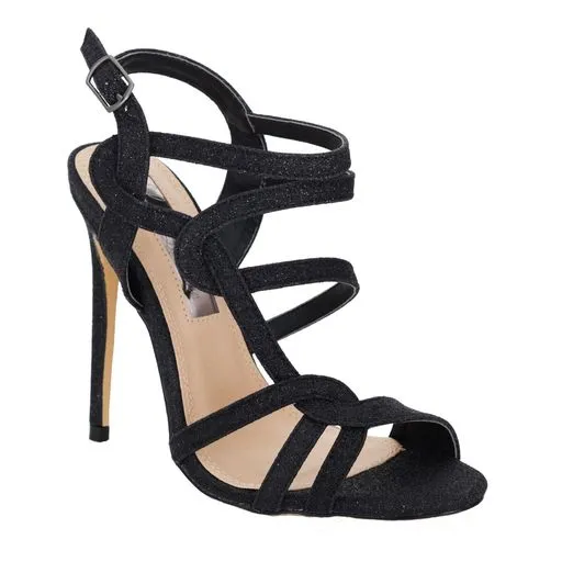 GIDGET HIGH HEEL PUMP WITH SPARKLY CRYSTAL EMBELLISHMENT
