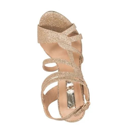 GIDGET HIGH HEEL PUMP WITH SPARKLY CRYSTAL EMBELLISHMENT