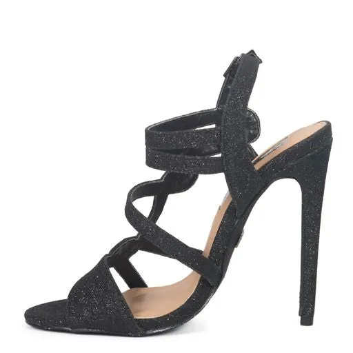 GIDGET HIGH HEEL PUMP WITH SPARKLY CRYSTAL EMBELLISHMENT