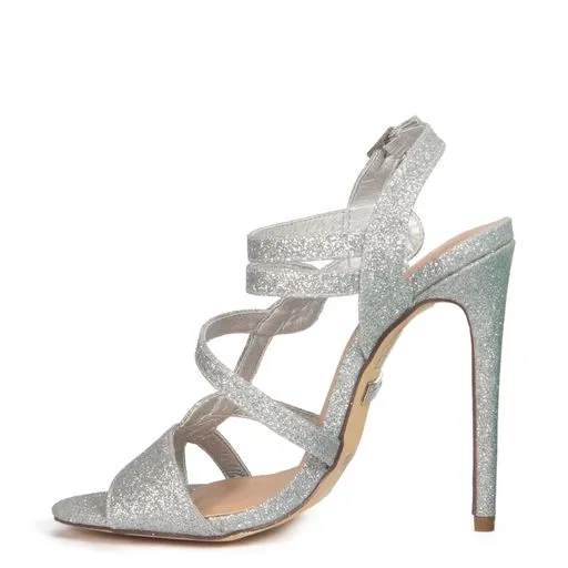 GIDGET HIGH HEEL PUMP WITH SPARKLY CRYSTAL EMBELLISHMENT