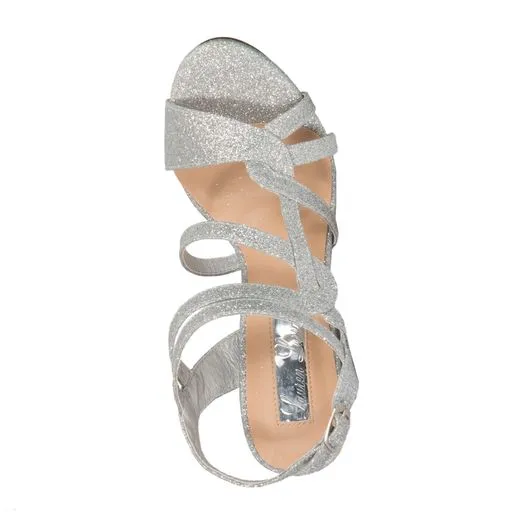 GIDGET HIGH HEEL PUMP WITH SPARKLY CRYSTAL EMBELLISHMENT