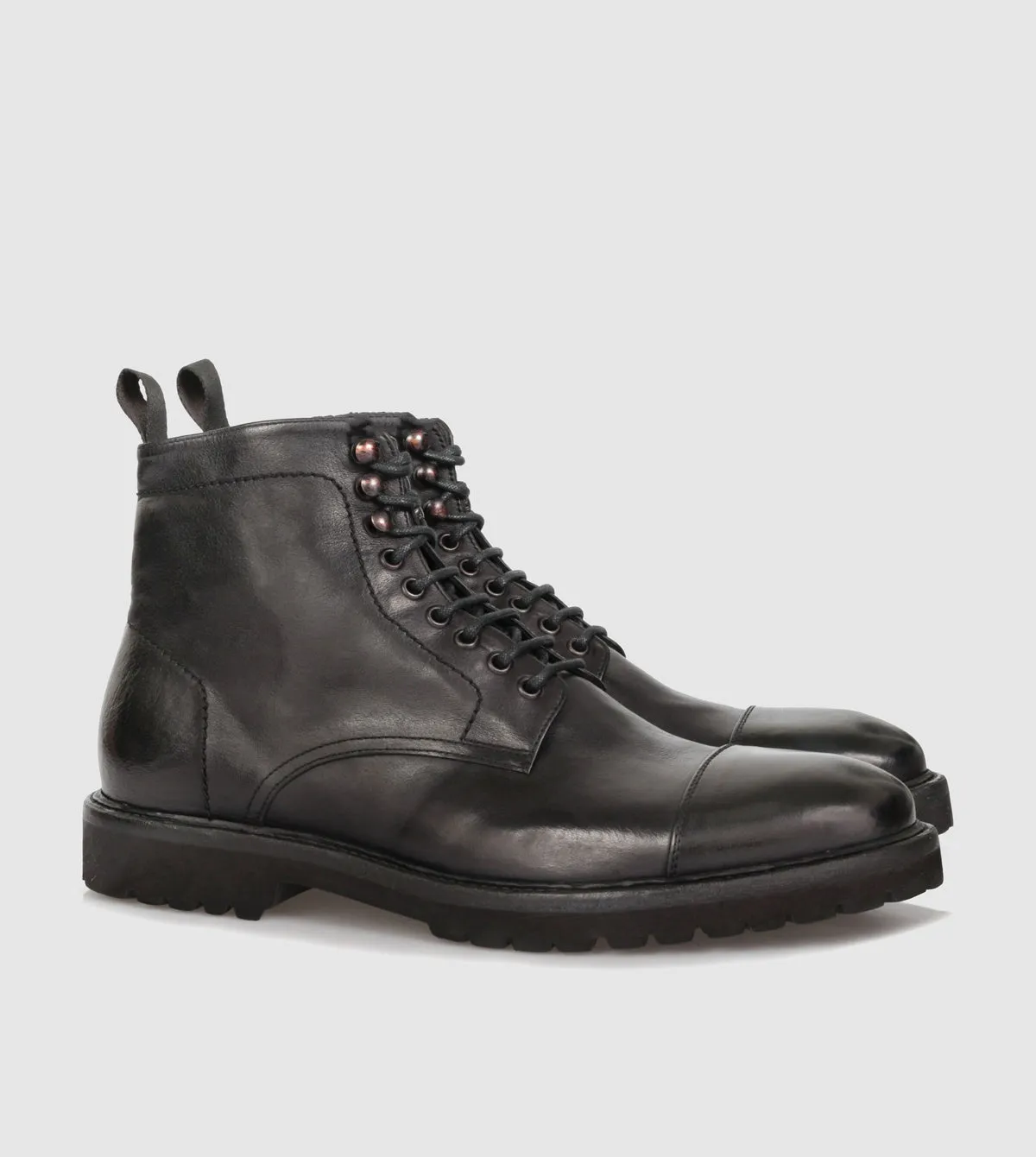 Granger Lace-up Boots by Brando