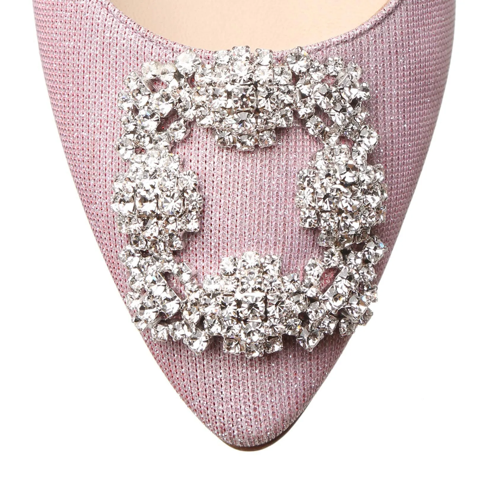 Hangisi 70 light pink glitter pumps