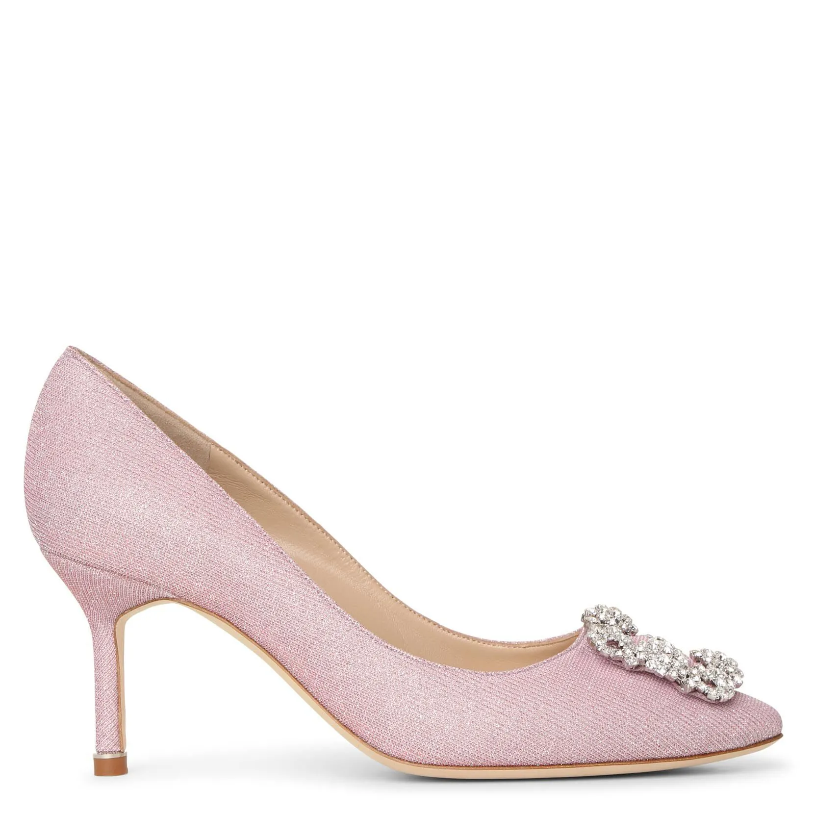 Hangisi 70 light pink glitter pumps