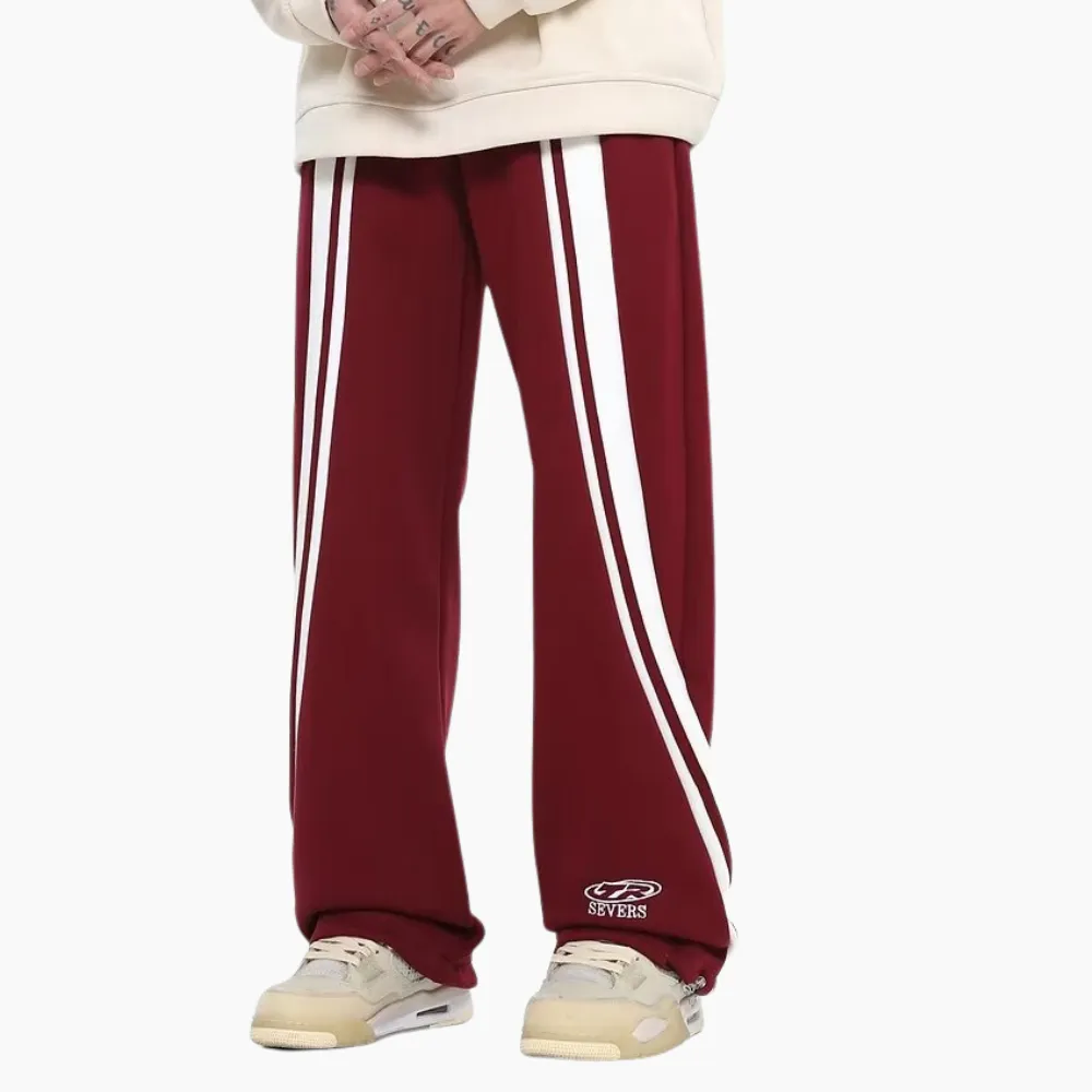 Hip Hop Stripe Patchwork Sweatpants
