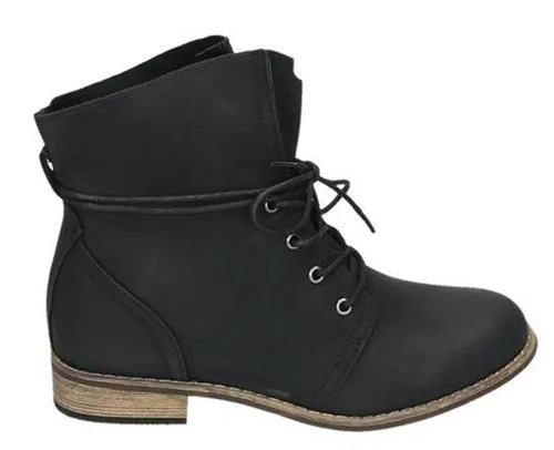 Jumex Lace Boots - Black