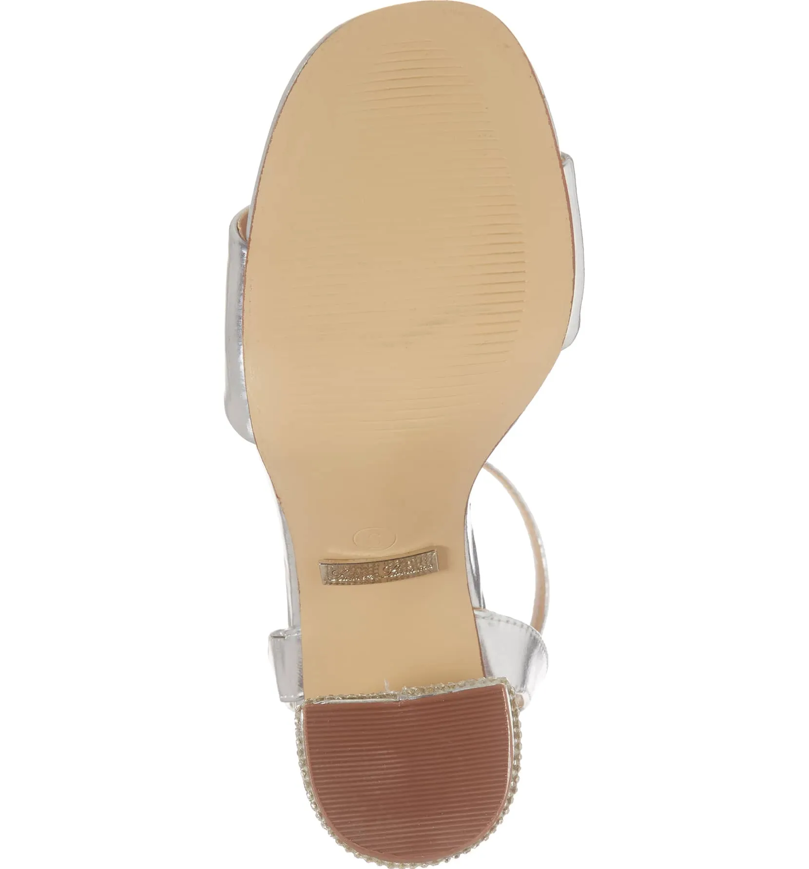 Lauren Lorraine Julia Sandal Block Heel Crystal Ankle Strap Dress Prom Pumps