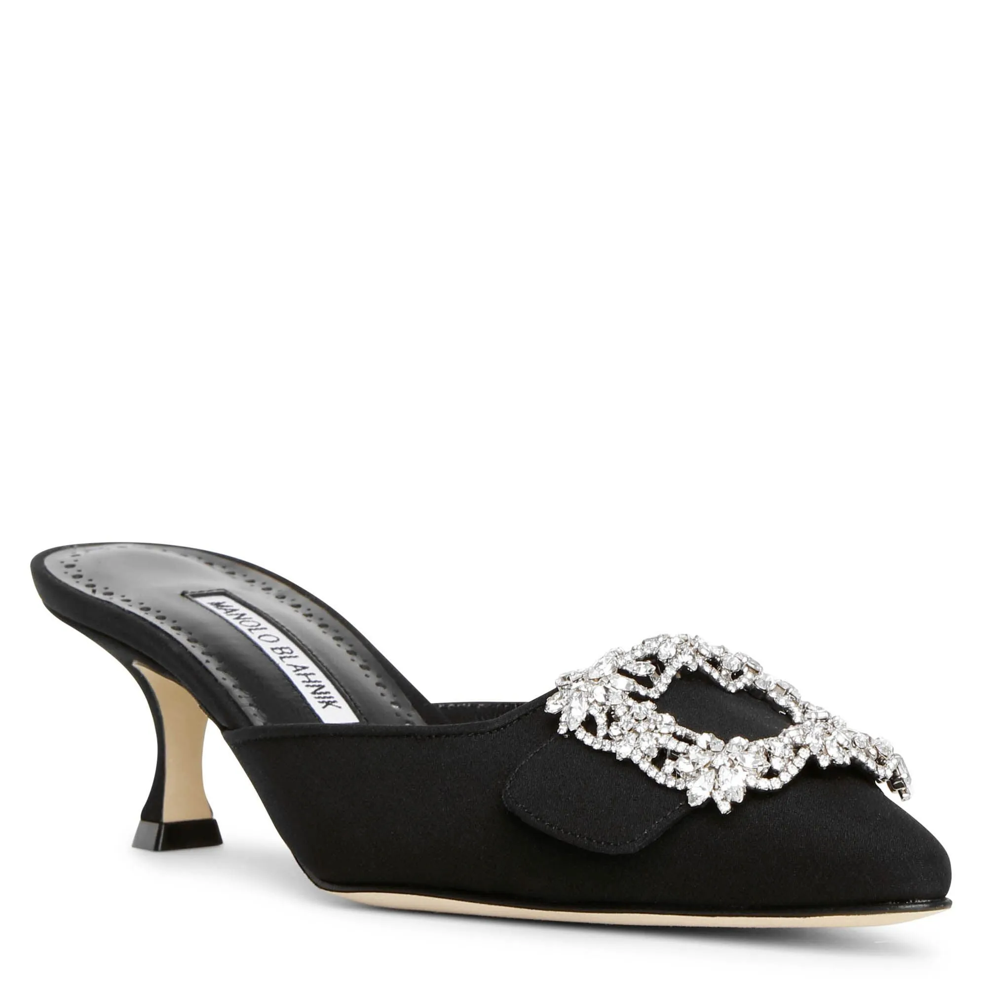 Maysale Jewel black mules
