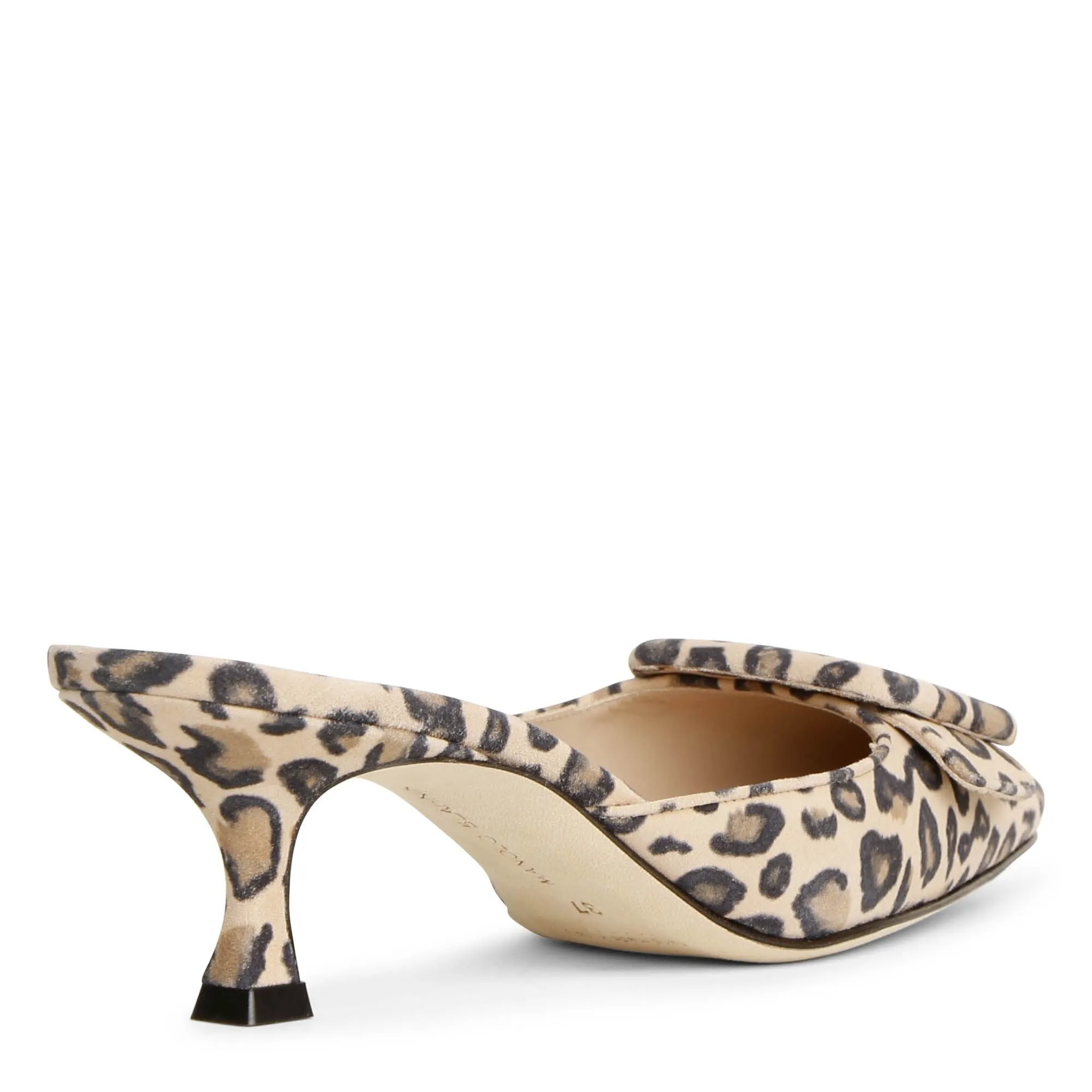 Maysale leopard suede mules