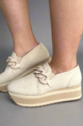 Platform Loafers - Ivory