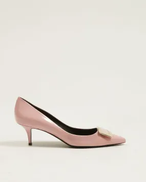 Roger Vivier Dust Pink Patent Buckle 65mm Pumps - 39.5