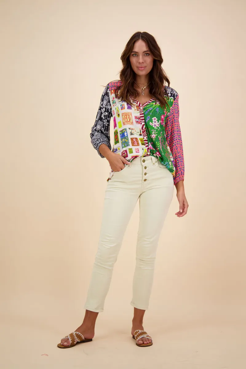 Rubyyaya - Destination Patch Shirt Multi