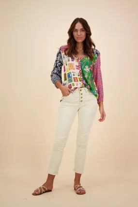 Rubyyaya - Destination Patch Shirt Multi
