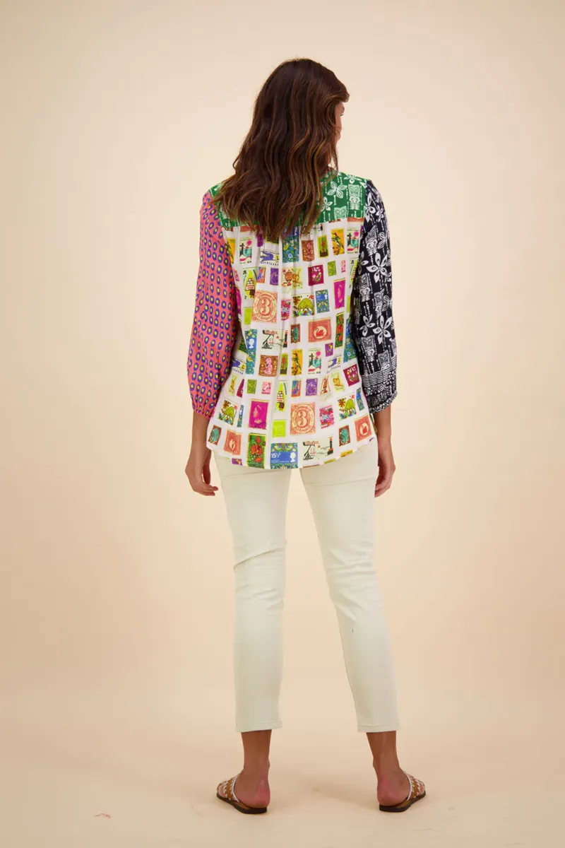 Rubyyaya - Destination Patch Shirt Multi