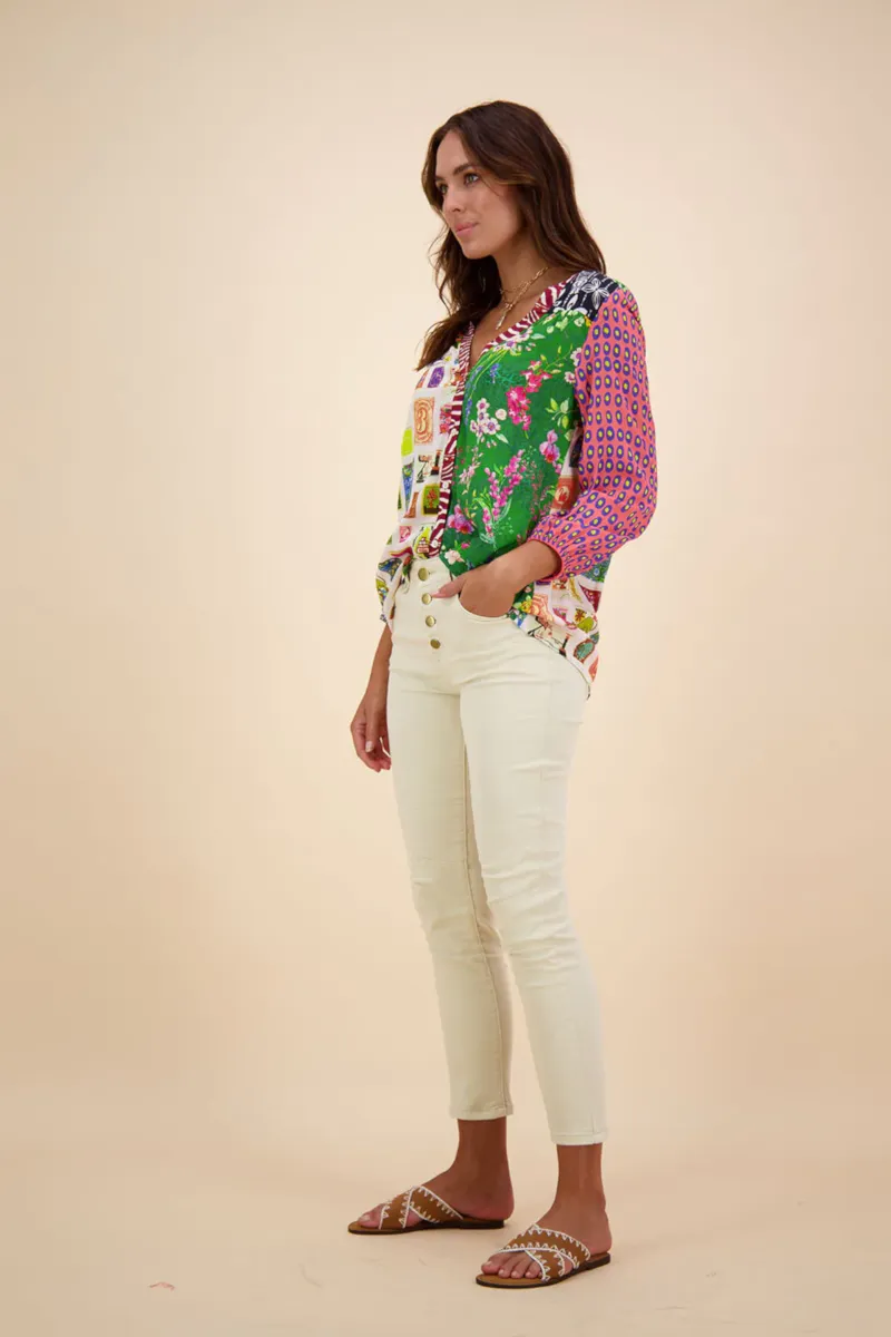 Rubyyaya - Destination Patch Shirt Multi