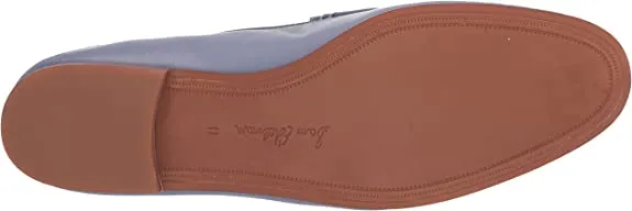 Sam Edelman Loraine Dusty Violet Almond Toe Slip On Stacked Heel Fashion Loafers