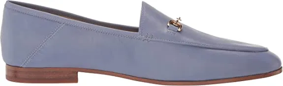 Sam Edelman Loraine Dusty Violet Almond Toe Slip On Stacked Heel Fashion Loafers
