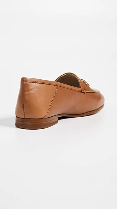 Sam Edelman Loraine Saddle Smooth Leather Almond Toe Slip On Narrow Loafers