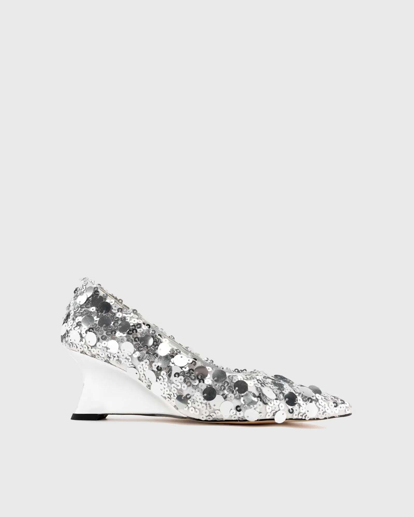 Shay Sequin Wedge Pumps