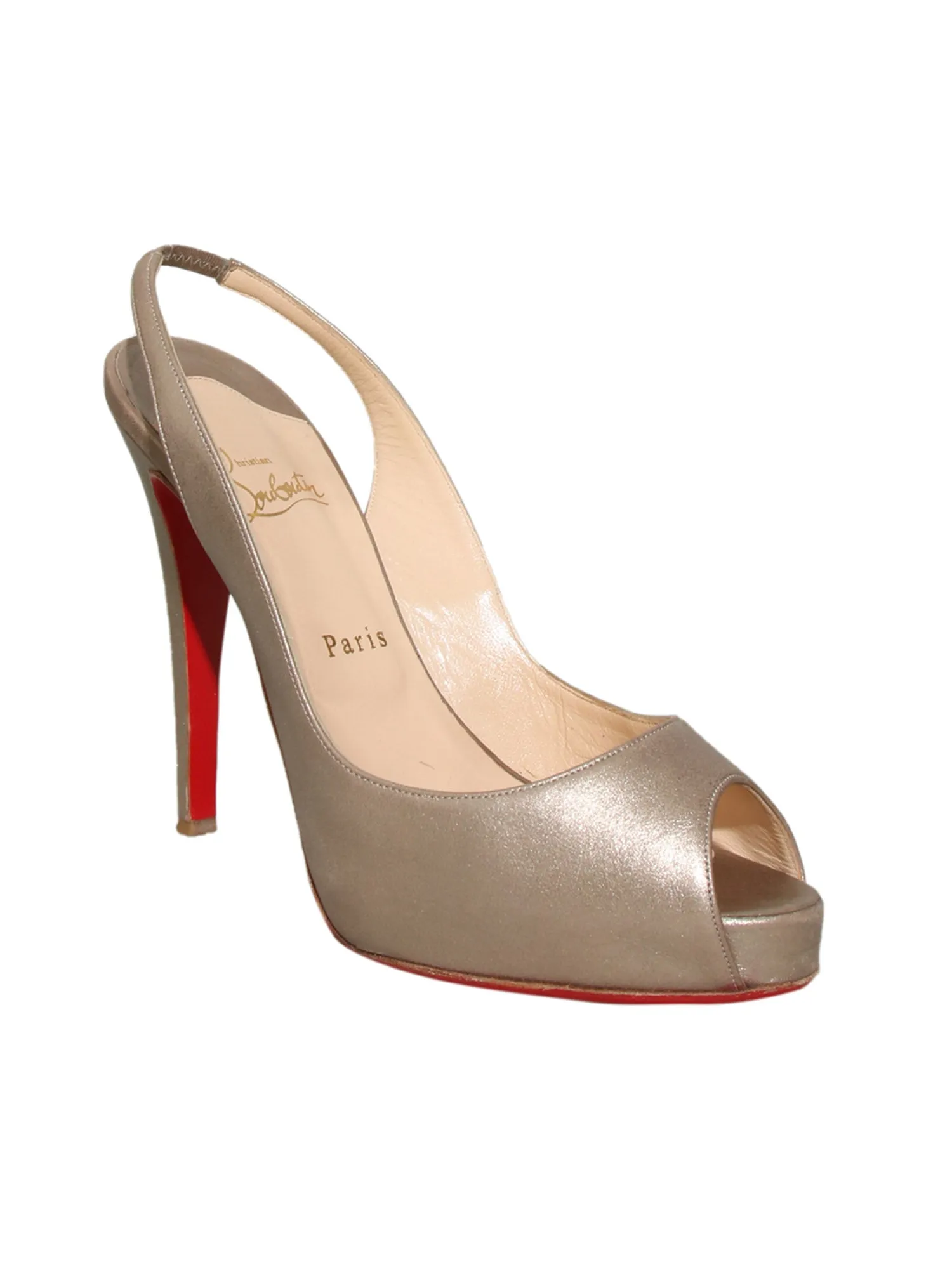 Slingback Open Toe Pumps