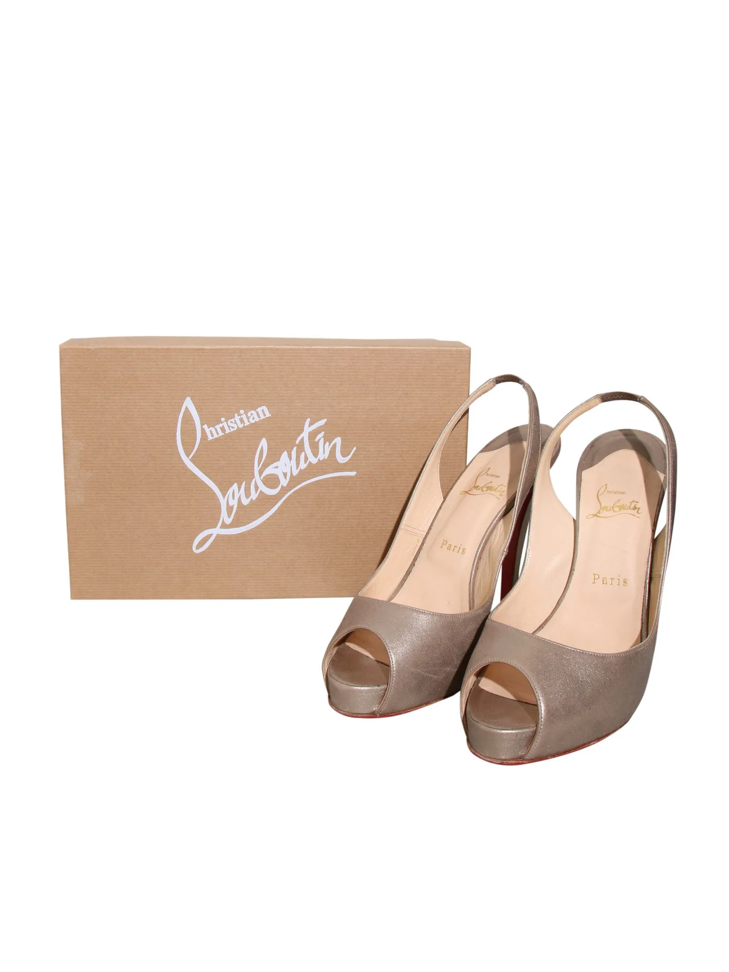 Slingback Open Toe Pumps