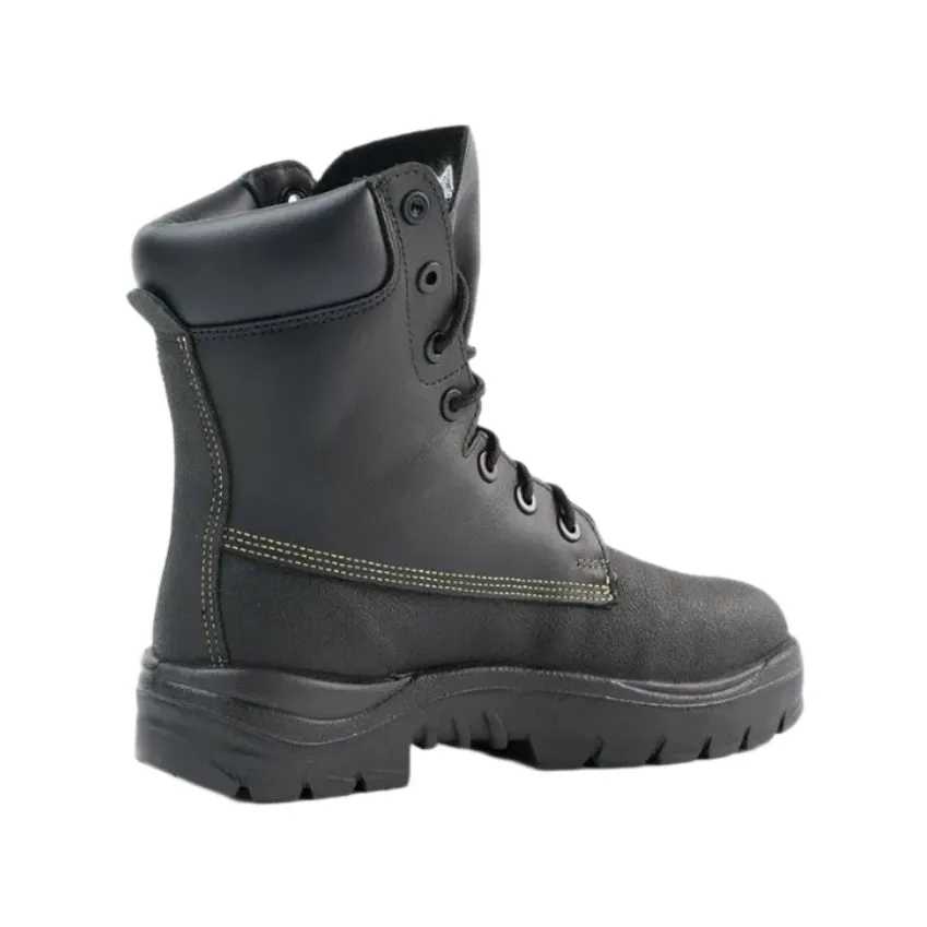Steel Blue Black Jarrah Ladies Lace Up Steel Toe Cap Safety Boot (522713) (Pre-Order)