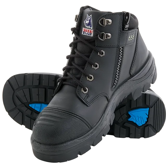 Steel Blue Parkes Zip Scuff 312658