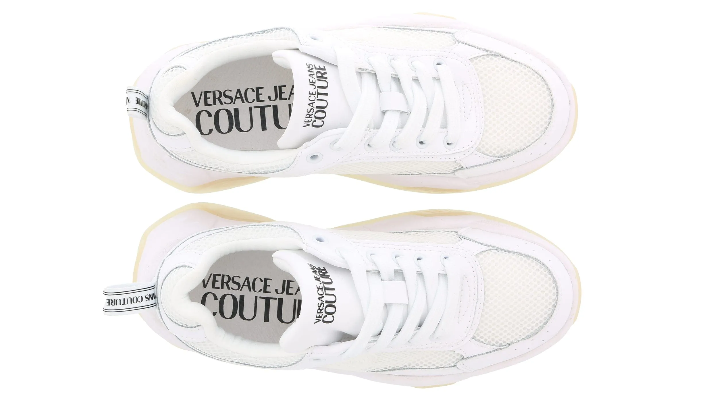 Versace Jeans Couture White Signature Fashion Sneakers