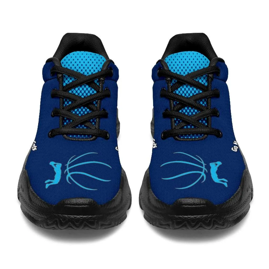 Villanova Go Nova Cats Basketball Fan Chunky Walking Shoes