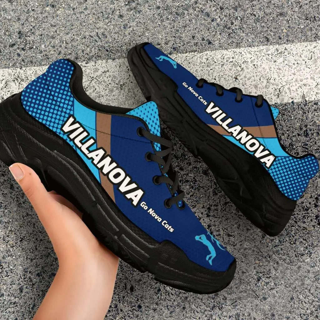 Villanova Go Nova Cats Basketball Fan Chunky Walking Shoes