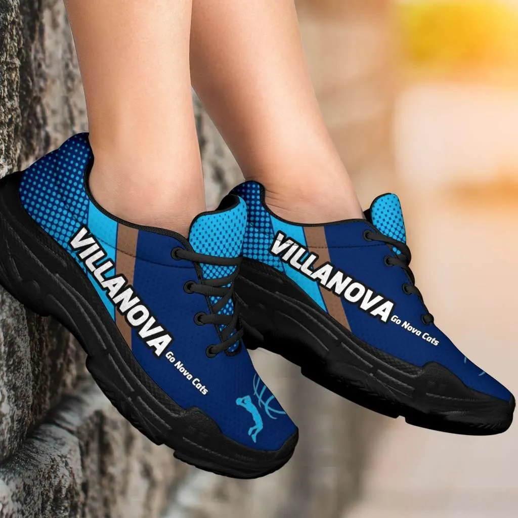 Villanova Go Nova Cats Basketball Fan Chunky Walking Shoes