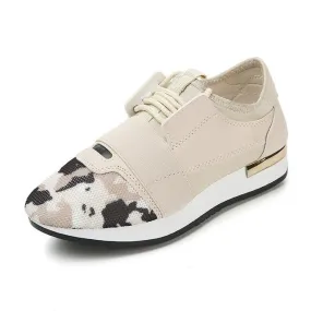 Women Sneakers New Spring Fashion Pu Leather Platform shoes Ladies Trainers Femme Women Casual girls