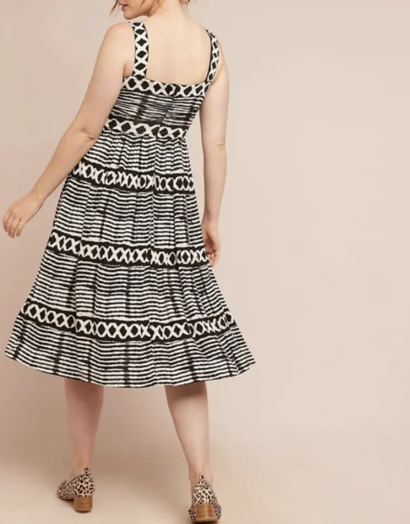 women Tracy Reese NWT Tracy Reese X Anthropologie San Antonio Black / White Dress Dress